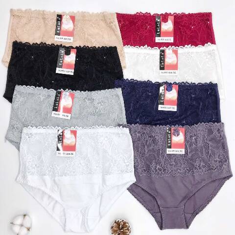 Majtki damskie 8714 Mix kolor 2XL-4XL