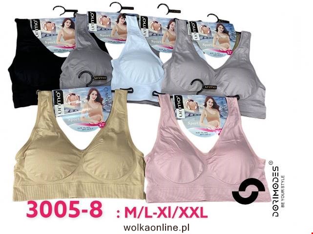 Topy damskie 3005-8 Mix kolor M-2XL