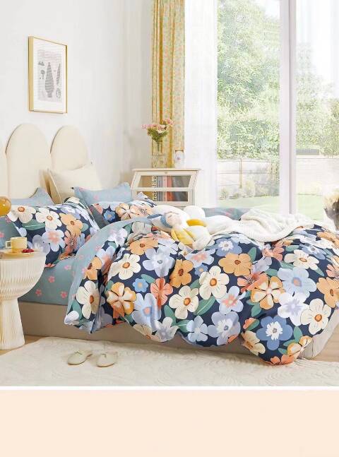 Komplet pościeli 4 części 0496 1 kolor 160x200