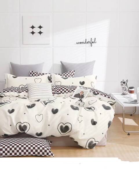 Komplet pościeli 4 części 0497 1 kolor 160x200