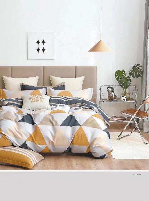 Komplet pościeli 4 części 1018 1 kolor 200x220