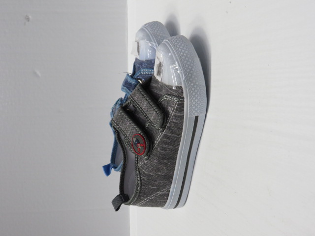 Trampki Dziecięce 2301-22 BLACK/BLUE/GREY 25-30