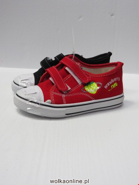 Trampki Dziecięce 2279-22 BLACK/PINK/RED 25-30