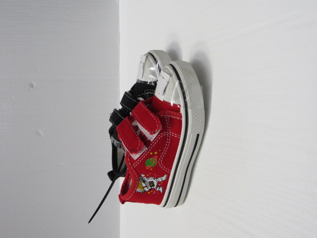 Trampki Dziecięce 1548-22 BLACK/RED/PINK 19-24