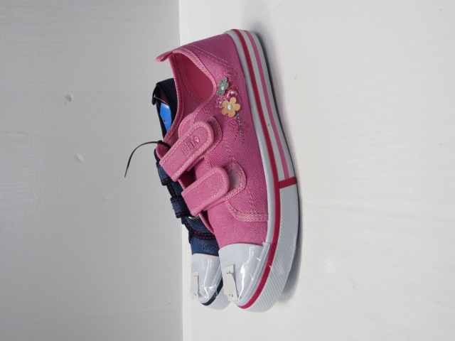 Trampki Dziecięce 4175-22 BLACK/PEACH/BLUE 31-36