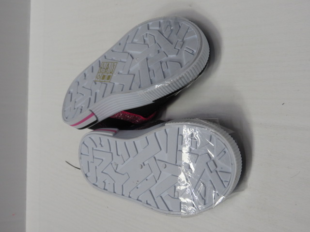 Baleriny Dziecięce 1607-22 BLACK/BLUE/PEACH 20-25 2