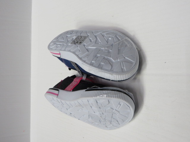 Baleriny Dziecięce 2387-22 BLACK/BLUE/PEACH 25-30 2