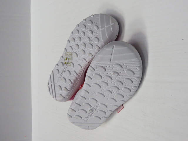 Baleriny Dziecięce 1517-22 BLACK/RED/PINK 19-24 2