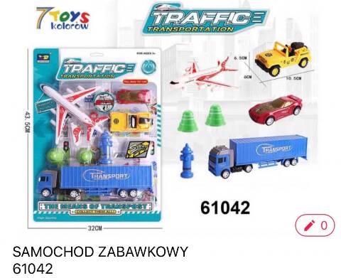 Samochod 61042 1 kolor Standard