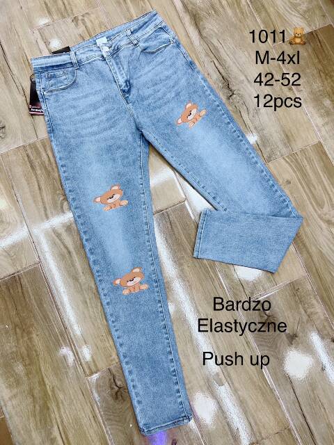Jeansy damskie 1011 1 kolor 42-52