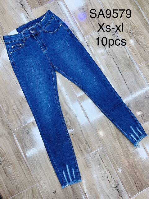 Jeansy damskie SA9579 1 kolor XS-XL 1