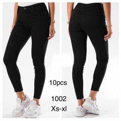 Jeansy damskie 1002 1 kolor XS-XL 1