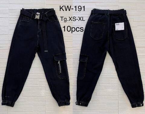 Jeansy damskie KW-191 1 kolor XS-XL 1