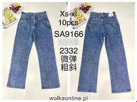 Jeansy damskie SA9166 1 kolor XS-XL