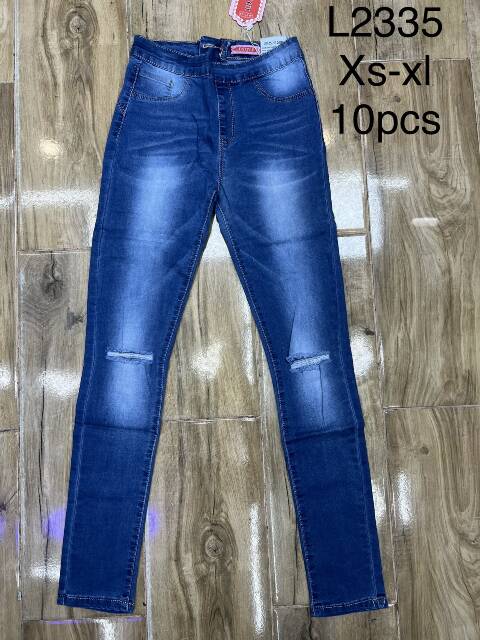 Jeansy damskie L2335 1 kolor XS-XL 1