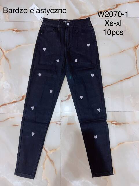 Jeansy damskie W2070-1 1 kolor XS-XL 1