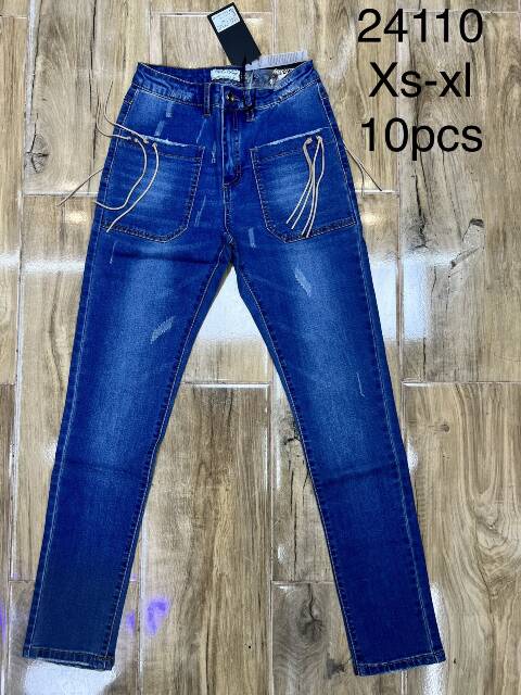 Jeansy damskie 24110 1 kolor XS-XL 1