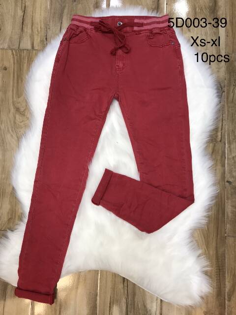 Jeansy damskie 5D003-39 1 kolor XS-XL 1