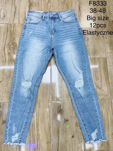 Jeansy damskie F8333 1 kolor XS-XL 1