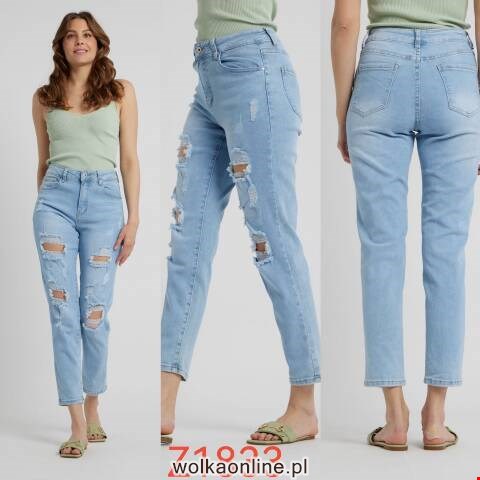 Jeansy damskie Z1833 1 kolor XS-XL