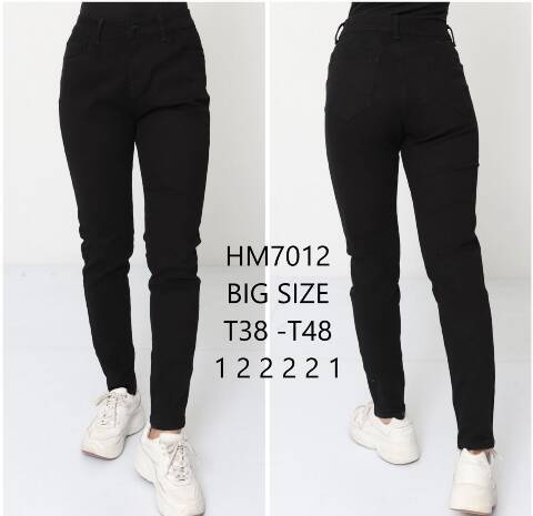 Jeansy damskie HM7012 1 kolor 38-48 1