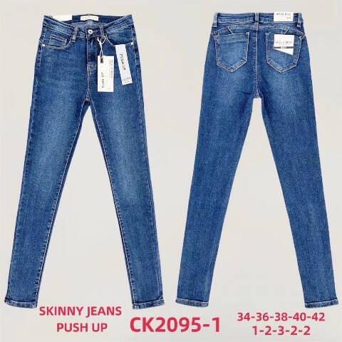 Jeansy damskie CK2095-1 1 kolor 34-42