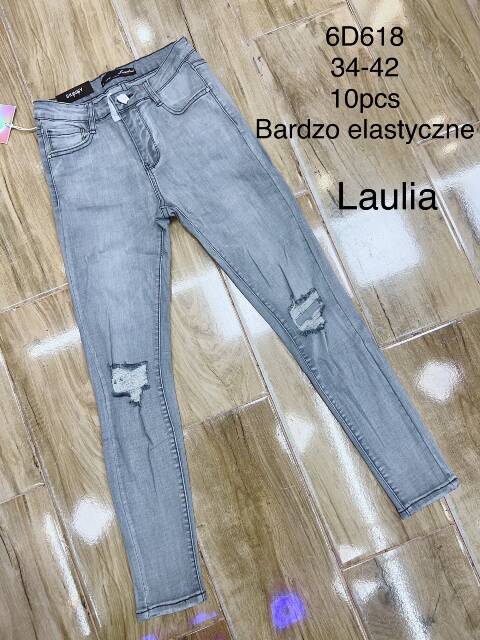 Jeansy damskie 6D618 1 kolor 34-42