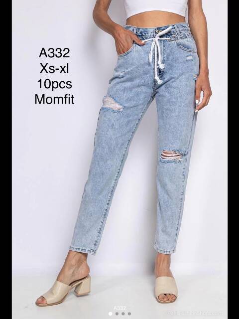 Jeansy damskie A332 1 kolor XS-XL 1