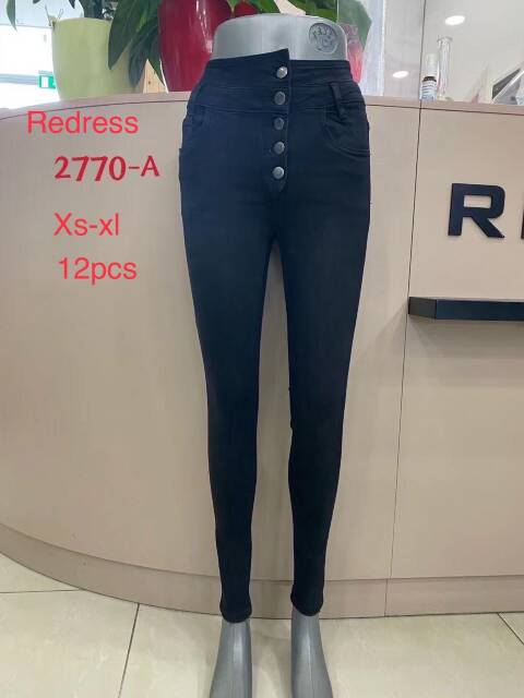 Jeansy damskie 2770-A 1 kolor XS-XL 1