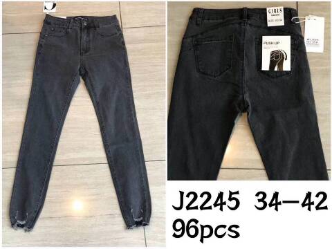 Jeansy damskie J2245 1 kolor 34-42