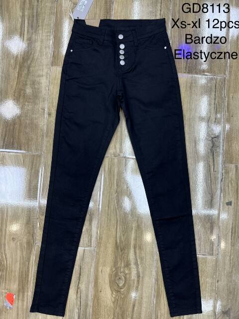 Jeansy damskie GD8113 1 kolor XS-XL 1
