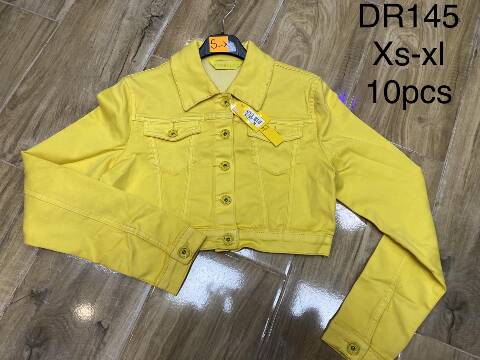 Kurtka jeansowa damskie DR145 1 kolor XS-XL 1