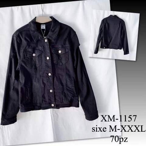 Kurtka jeansowa damskie XM-1157 1 kolor M-3XL 1