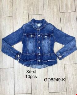 Kurtka jeansowa damskie GD8249-K 1 kolor XS-XL