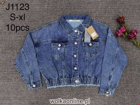 Kurtka jeansowa damskie J1123 1 kolor S-XL