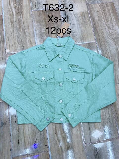 Kurtka jeansowa damskie T632-2 1 kolor XS-XL 1