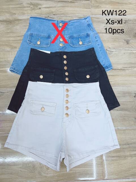 Szorty damskie KW122 1 kolor XS-XL