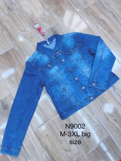 Kurtka jeansowa damskie N9002 1 kolor M-3XL