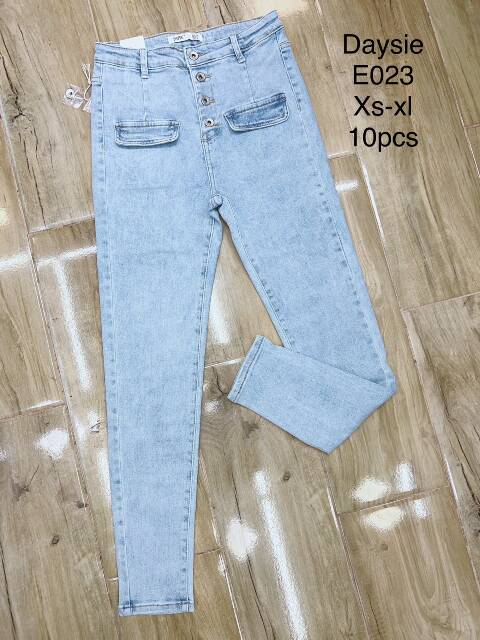 Jeansy damskie E023 1 kolor XS-XL 1