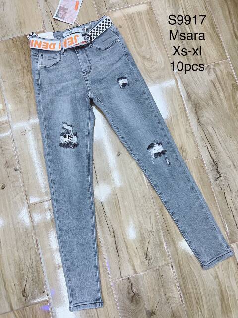 Jeansy damskie S9917 1 kolor XS-XL 1