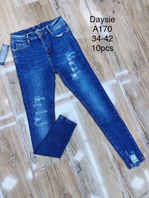 Jeansy damskie A170 1 kolor 34-42 1