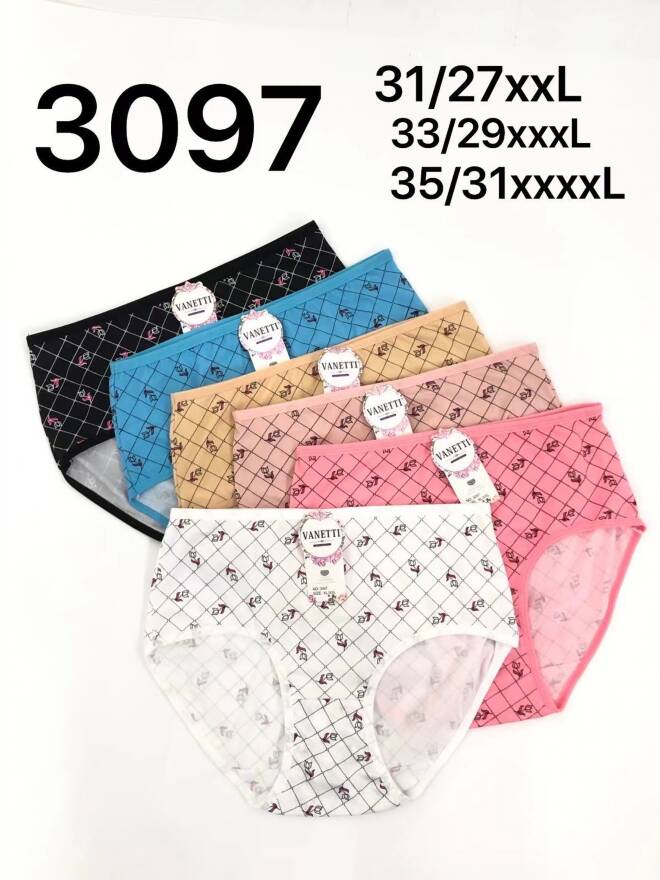Majtki damskie 3097 Mix KOLOR  2XL-4XL 1