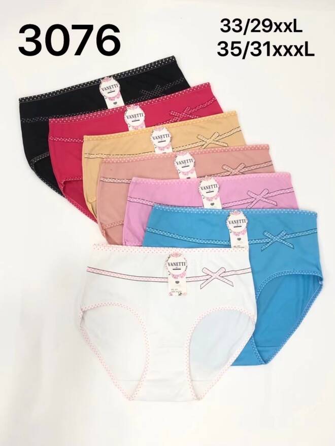 Majtki damskie 3076 Mix KOLOR  2XL-3XL