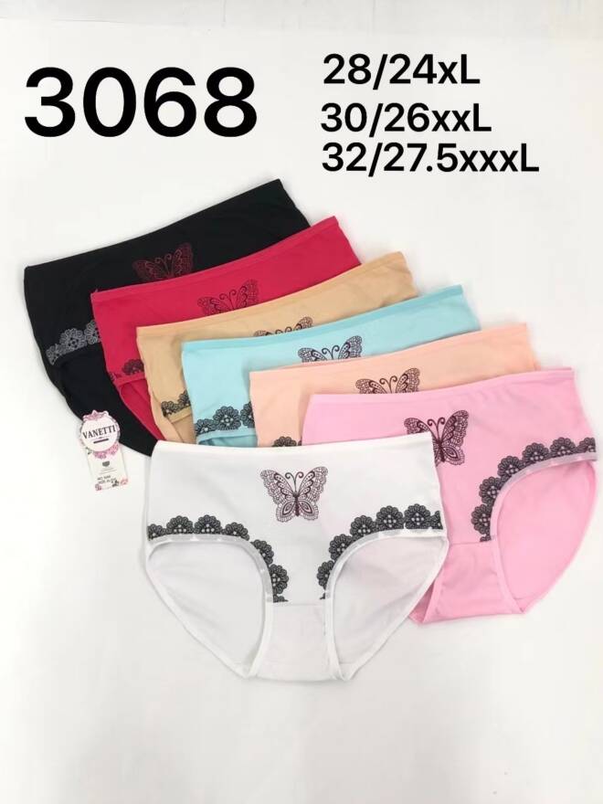 Majtki damskie 3068 Mix KOLOR  XL-3XL 1