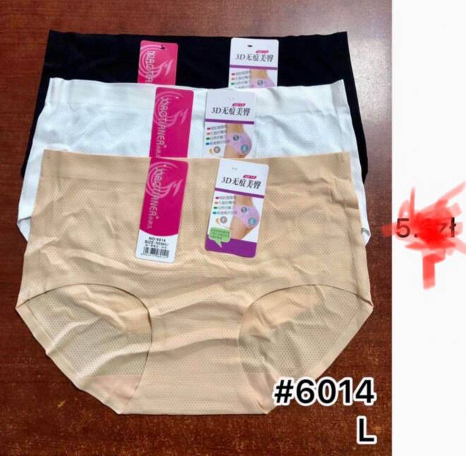 Majtki damskie 6014 Mix KOLOR  L