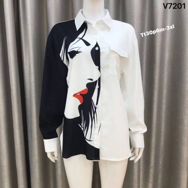 Koszula damskie V7201 1 kolor  M-3XL (Towar China) 1