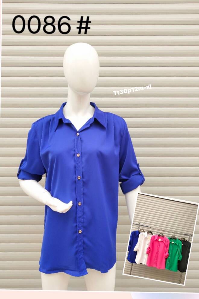 Koszula damskie 0086 Mix KOLOR  M-XL (Towar China)