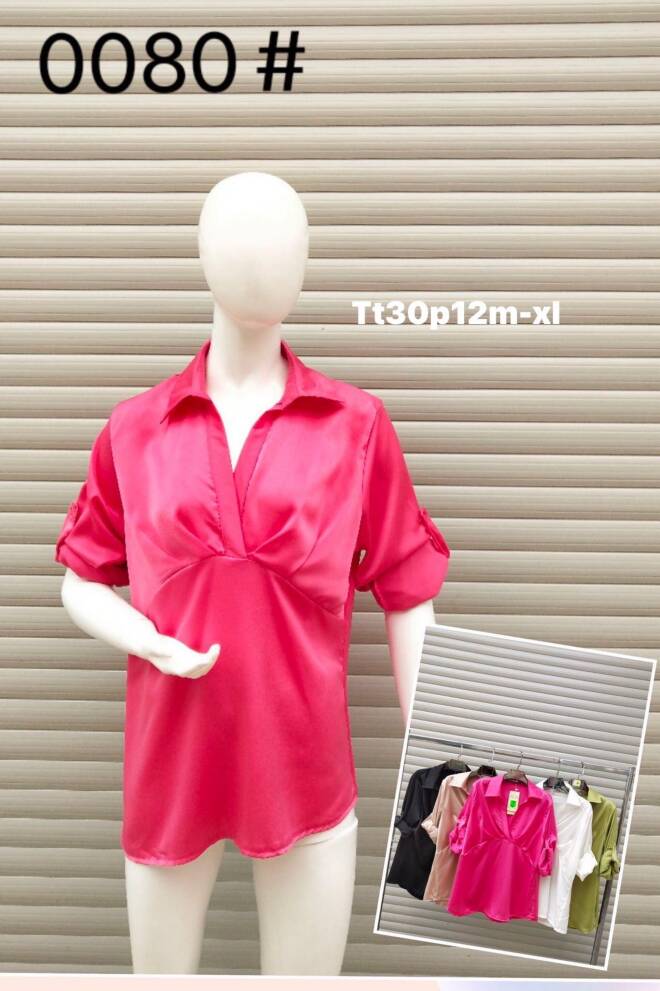 Koszula damskie 0080 Mix KOLOR  M-XL (Towar China)