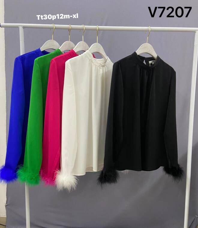 Koszula damskie V7207 Mix KOLOR  M-XL (Towar China)