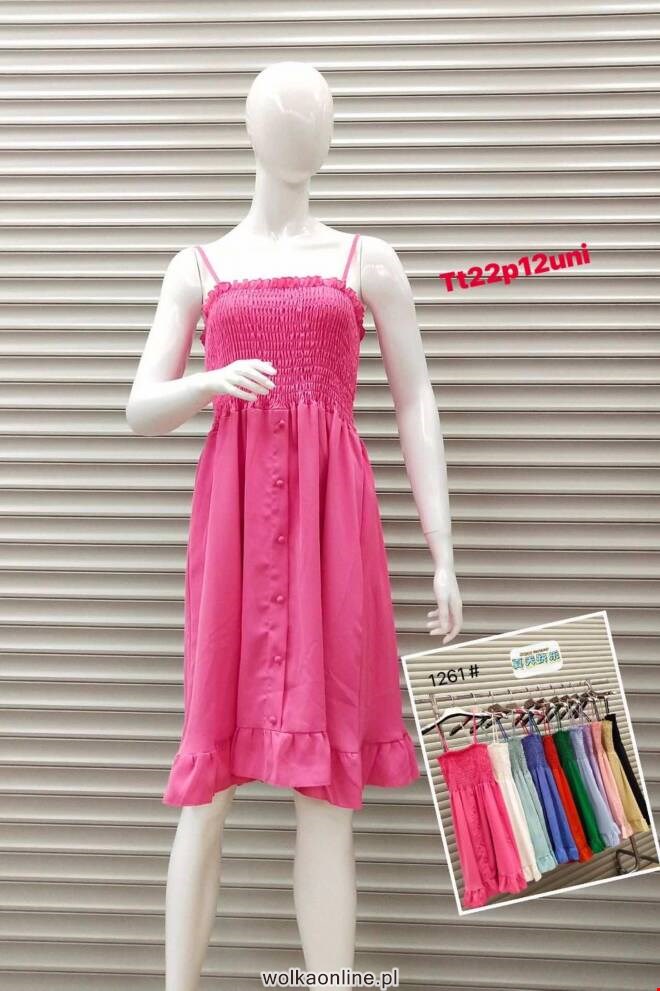 Sukienka damskie 1261 Mix KOLOR  Standard (Towar China)
